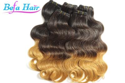 China Glam Peruvian 26 inch Ombre Remy Hair Extensions Weave With No Shedding for sale