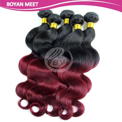 China Factory Price Cheap Brazilian Body Wave Hair,100% Virgin Ombre Color Hair Extensions for sale