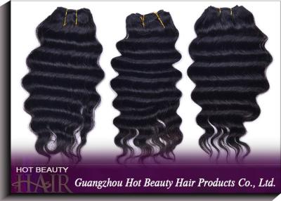 China Grade 5A Virgin Brazilian Hair Extension Ocean Wave,Natural Black Human Hair for sale