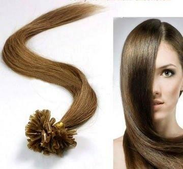 China Female Brown U - Tip 100% Remy People Pre Bonded Hair Extension for sale