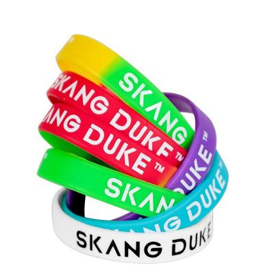 China Promotional Custom Colorful Silicone Energy Sport Silica Gel Wristband Personalized Silicone Wristband for sale