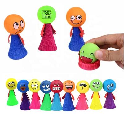 China Promotional Mega Jumping Elf Novelty Gift Small Size Cheap Toys Small Bouncing Wizard Toys For Kids With Customized Logo for sale