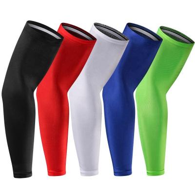 China Adult Spandex Silicone Leg Elastic Knee Long Sleeve For Sports Football for sale