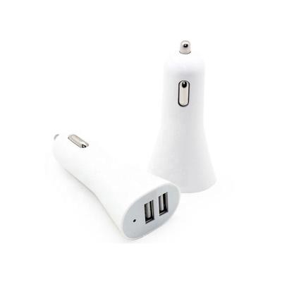 China Cheap Promotional Mini Double Horn Shape Mobile Phone Price Portable USB Car Charger for sale