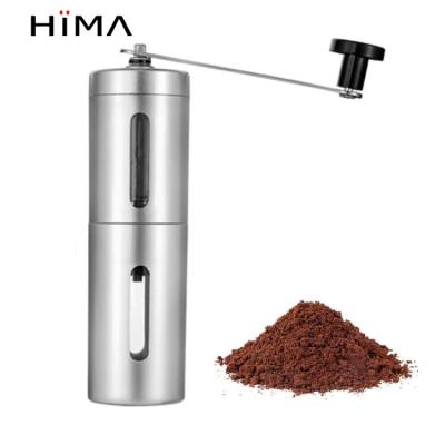 China Bean Bin Manual Coffee Bean Hand Grinder Adjustable Portable Coffee Grinders Hand Burr Coffee Grinder for sale