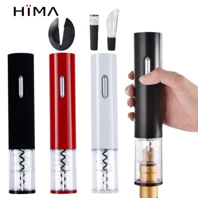 China Viable 4 in 1 Cork Screw Wine Bottle Opener Electric Automatic Wine Corkscrew Openers Electric Wine Bottle Opener Set for sale