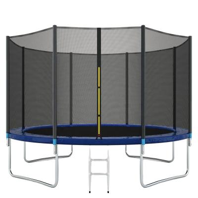 China With High Quality And Hot Sale 14ft Earth Trampoline Playground Protective Net Round Trampolines With Protective Net for sale