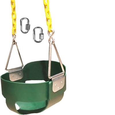 China Modern Full Back High Bucket Kids Swing Seat Includes 67