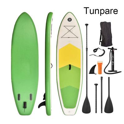 China De Tunpare Stand Unisex Inflatable Paddle Board Surfing Longboard Skateboard Water Sports Surfboard for sale