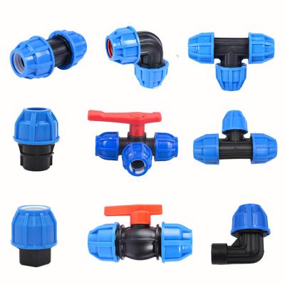 China High Quality PP Irrigation Pipe Fittings Common Use Rapid Water System for sale