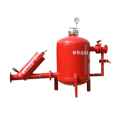 China Direct Drip Irrigation System Water Factory Filtered Smoothing Sand Filter for sale