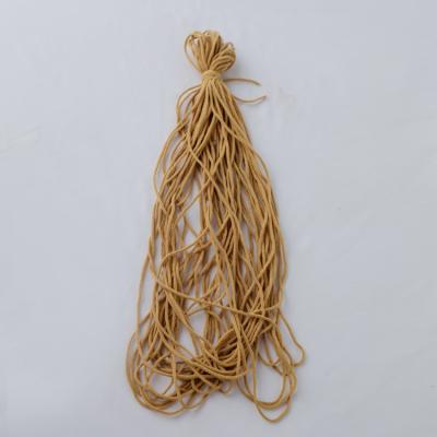 China Wholesale 5mm Elastic Black Flat Elastic Earloop Cord For Mask for sale