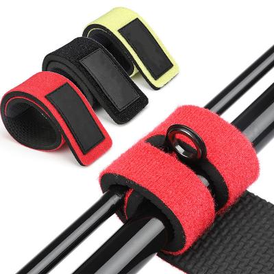 China Durable Elastic Custom Hook And Loop Fishing Rod Straps Fishing Strap Bindings for sale