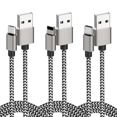 China Camera Customized 5A Universal USB C Cable Micro-USB Fast Charging Android Data Cable for sale