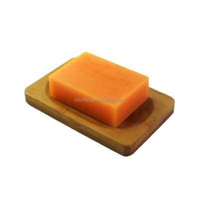 China Korean Glutthathione 24K Gold Soap Maker Philippines 200G Aicd Drop Base Cleansing Kojic Suppliers With Clear Skinwhitening Bag for sale