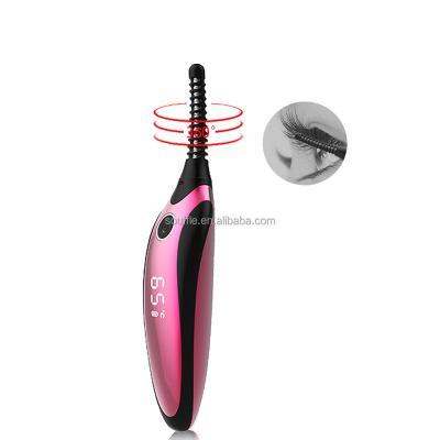 China Portable Electric Heated Perm Eyelash Ironer Heated Eyelashes Clip Beauty Device AA Battery Extensions Curling Temperature Adjustable for sale