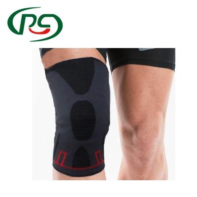 China With Silicone Ring And Mental Support Bars Sports Knee Brace With Silicone Ring And Mental Support Bars for sale