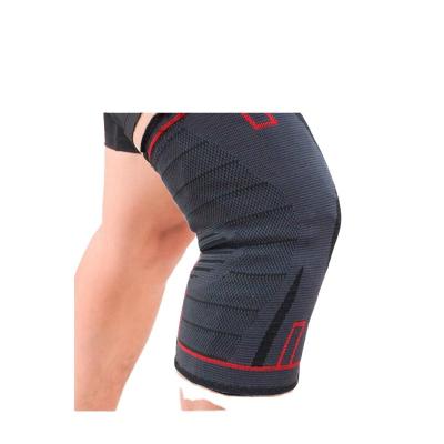 China 2021 Popular Hot Selling Adjustable Breathable Elasticity Knee Compression Support Nylon Knitted Brace With CE for sale