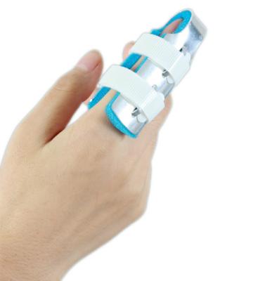 China Protect Body fingerSlpint Double-piece High Quality Medical Pinkish Finger Brace for sale