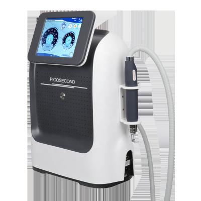 China Portable  Picosecond Laser Tattoo Removal Pigment Removal Q Switched nd yag Laser carbon peel Machine for sale