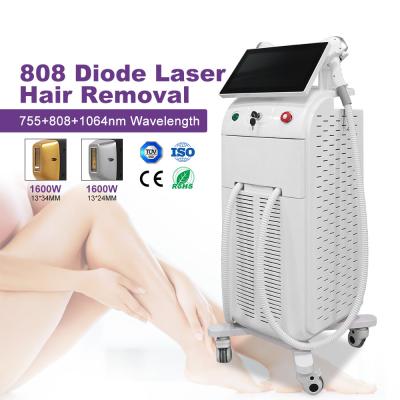 China Professional Painless Lazer 808 nm Titanium Beauty Device Diode Laser Hair Removal Machine for sale