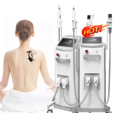 China DPL 2 in 1Multifunctional nd yag eyebrow picosecond laser tattoo removal 808 laser hair removal machine freckles pigmentation for sale