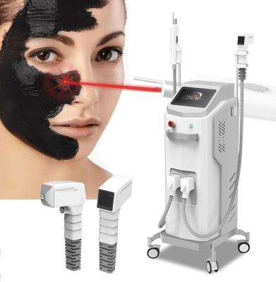 China 2 In 1 Diode Laser 755 808 1064 nm And Picosecond Laser Hair Removal And Tattoo Machine for sale