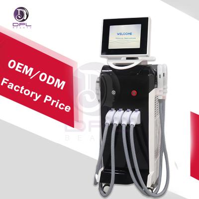 China Multifunction 4 in 1 Elight ipl opt   rf nd Yag Laser Tattoo Removal IPL Hair Removal Beauty Machine for sale