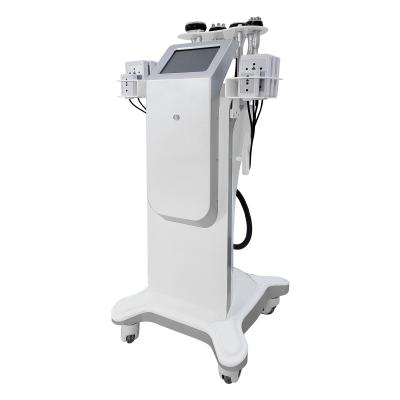 China AS84 3D Rf Vacuum Cavitation Machine 6 In 1 Body Slimming Machine With Laser Pads for sale