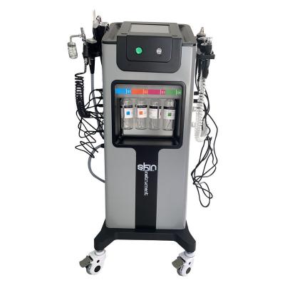 China Multifunction Vertical Oxygen Therapy Facial Jet Peel Machine Hydro Dermabrasion Beauty Equipment for sale