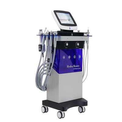 China CE Approval Oxygen Jet Peel Machine , 9 In 1 Microdermabrasion Wrinkle Removal Skin Whitening for sale