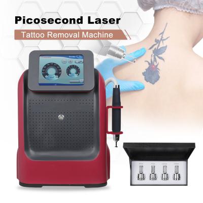 China Portable Pico Second Laser Tatoo Remover Picosecond Q Switch Nd Yag Pico Tattoo Removal Machine for sale