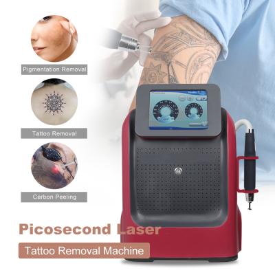 China Picosecond Laser Machine For Skin Whitening Tattoo Removal Freckle Pigment Removel Instrument for sale