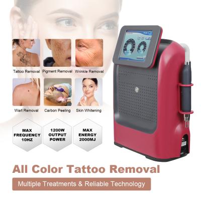 China Skin Whitening Pico Laser Machine Pigment Removal  755nm Anti Freckles for sale