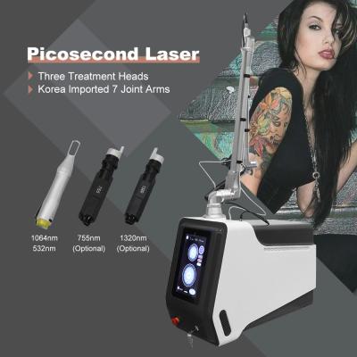 China Picosecond Laser 532 755 1320 1064nm Pico Q Switch Nd Yag Laser Picosecond Tattoo Removal Machine PicoLaser for sale