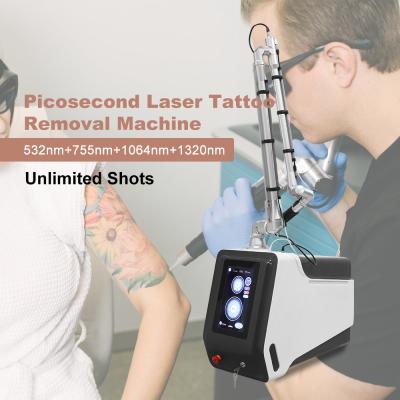 China Portable Q Switched Pico Laser Machine 1064nm Tattoo Removal Beauty Device Factory for sale