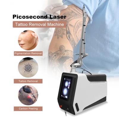 China Skin Rejuvenation Q Switch Nd Yag Laser Tattoo Removal Machine 755nm Ance Removal Device for sale