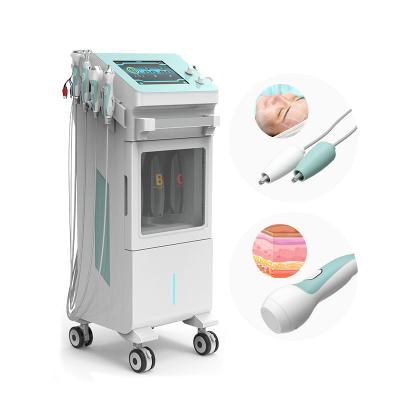 China Hydro Diamond Microdermabrasion 9 In 1 Facials Machine Oxygen Jet Aqua Peeling Hydra Beauty Facial Machinev for sale