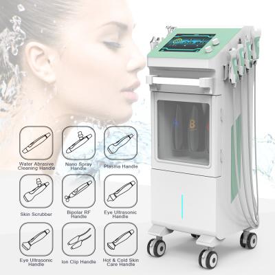 China Newest 9 In 1 Hydradermabrasion Aqua Peeling Hydro Hydrodermabrasion Water Jet Aqua Hydra Dermabrasion Machine for sale