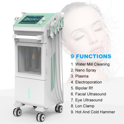 China Spa Facial Hydra Skin Care Microdermabrasion Aqua Peel Cleaning Hydrating Hydro Hydra 9 In 1 H202 Facial Beauty Machine for sale