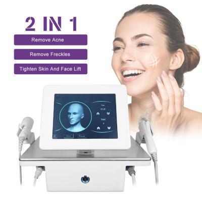 China 2 In 1 Face Fractional Micro-needle Machine Cold Hammer Anti-acne Shrink Pores Facial Skin Care Stretch Marks for sale