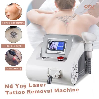 China Portable Q Switched Nd Yag 1064nm Carbon Peel Eyebrow Tattoo Removal Laser Machine for sale