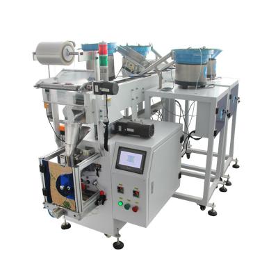 China Multipurpose Automatic Screw Pouch Packing Machine Four Bowls Bag Counting Filling Sealing Hardware Packaging Machine for sale