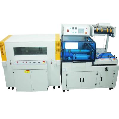 China Automatic L-Sealer Heat Tunnel Pe Film Packing Thermal Shrink Wrap Packaging Machine For Carton Box Cosmetic Food Bottle for sale