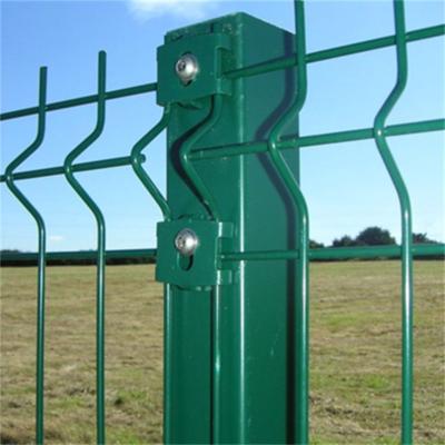 China 1.8M Height Welded V Mesh 3D Curved Garden Fence Panels for sale