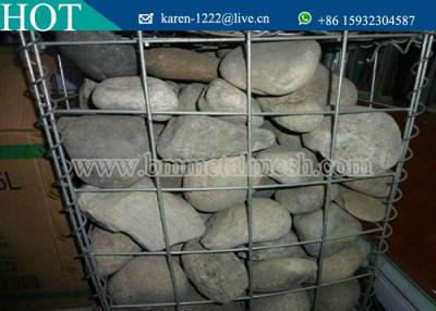 China Galvanized Gabion Baskets Welded Mesh | Rock-Stone Walls for sale