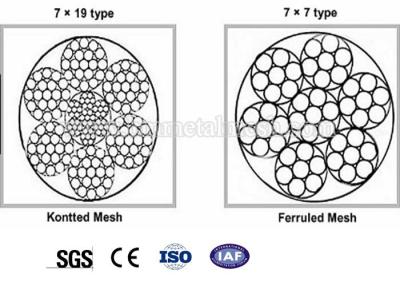 China X-Tend Stainless Steel Wire Rope Mesh / Cable Mesh for sale