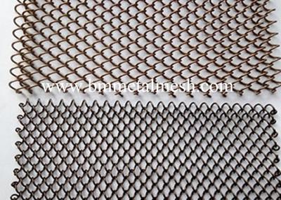 China Aluminum Wire Mesh Curtain, Woven Wire Drapery,Chain Link Curtain for sale