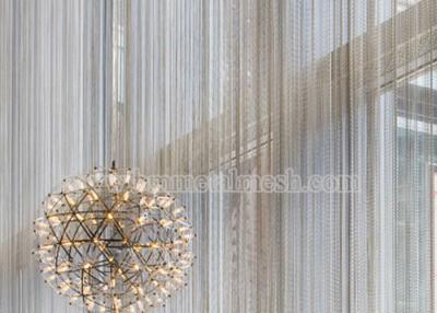 China Metal Coil Drapery Screen For Architectural Decoration for sale