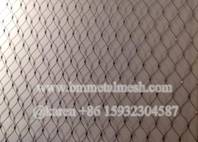 China 7*19 Flexible Inox  X-Tend Ferrule Wire Rope Mesh For Zoo Animals for sale